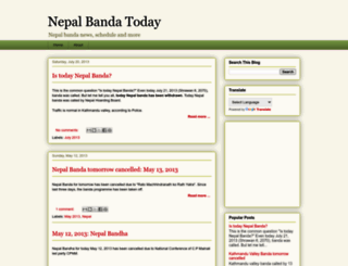 nepalbandatoday.blogspot.com screenshot