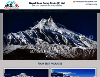 nepalbasecamptrek.com screenshot
