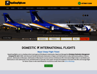 nepalcheapflights.com screenshot