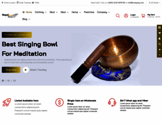 nepalcraftshop.com screenshot