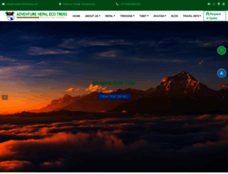 nepalecotrekking.com screenshot