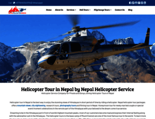 nepalhelicopters.com screenshot