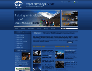 nepalhimalayaguide.com screenshot