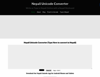 nepali-unicode.com screenshot