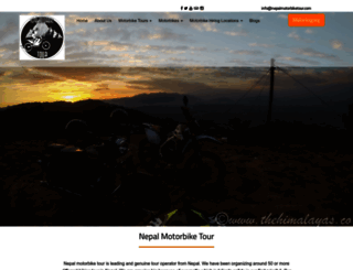 nepalmotorbiketour.com screenshot