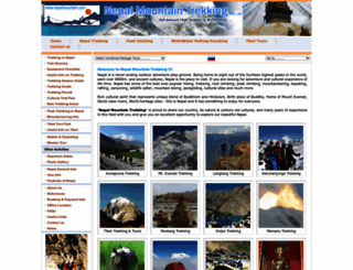 nepalmountain.com screenshot