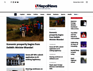nepalnews.com screenshot