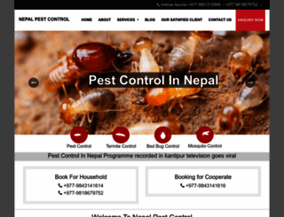 nepalpestcontrol.com screenshot