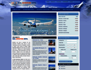 nepalticketing.com screenshot