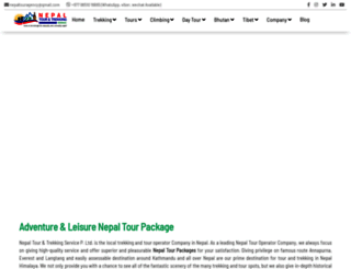 nepaltourismpackage.com screenshot