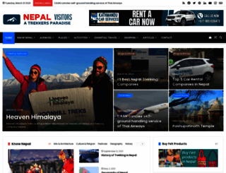 nepalvisitors.com screenshot