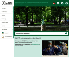 nephrologie-intensivmedizin.charite.de screenshot