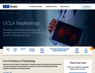 nephrology.ucla.edu screenshot