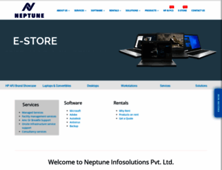neptuneinfo.com screenshot