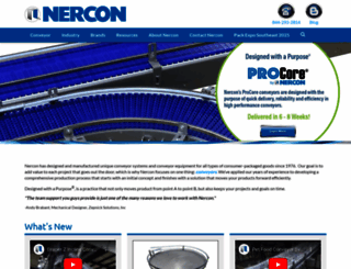 nerconconveyors.com screenshot