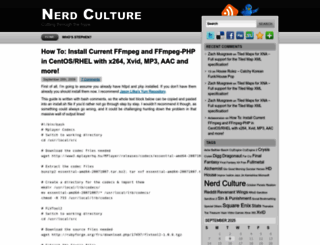 nerdculture.org screenshot