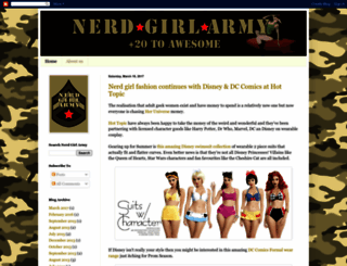nerdgirlarmy.com screenshot