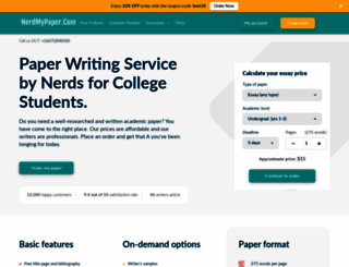 nerdmypaper.com screenshot
