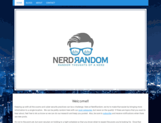 nerdrandom.com screenshot