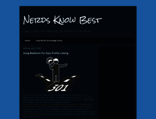 nerdsknowbest.blogspot.com screenshot