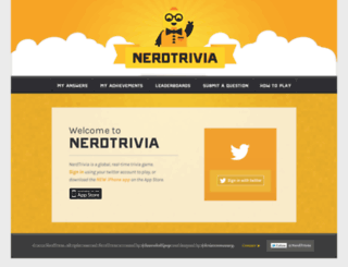 nerdtrivia.net screenshot