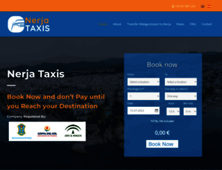 nerja-taxis.net screenshot