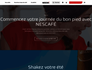 nescafe.ch screenshot