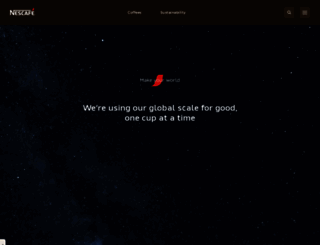 nescafe.com screenshot