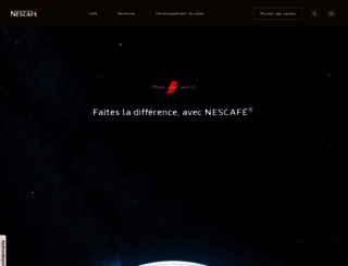 nescafe.fr screenshot