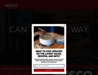 nesco.com screenshot