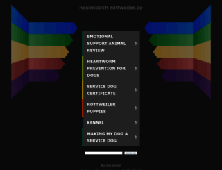 nesenbach-rottweiler.de screenshot