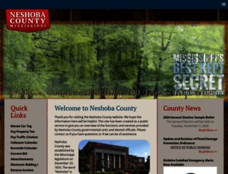 neshobacounty.net screenshot