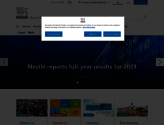 nestle-mena.com screenshot