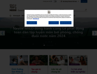 nestle.com.vn screenshot
