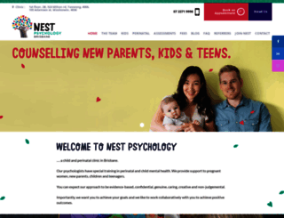nestpsychology.com.au screenshot