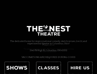 nesttheatre.com screenshot
