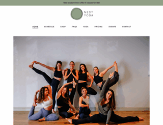 nestyoga.com.au screenshot
