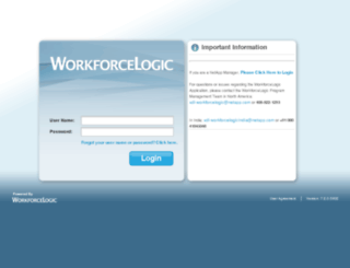 netapp.workforcelogic.com screenshot