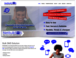 netbulksms.com screenshot