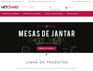 netchairs.com.br screenshot