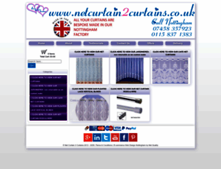 netcurtain2curtains.co.uk screenshot