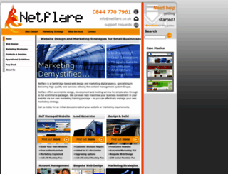 netflarehosting.com screenshot