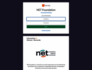 netfoundation.itslearning.com screenshot