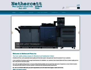 nethercottpress.com screenshot