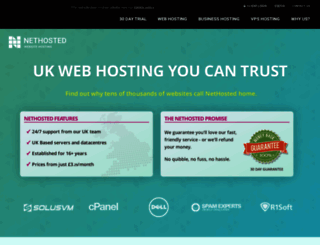 nethosted.co.uk screenshot