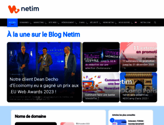 netim.blog screenshot