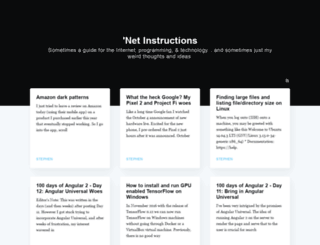 netinstructions.com screenshot