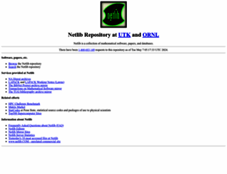 netlib.org screenshot