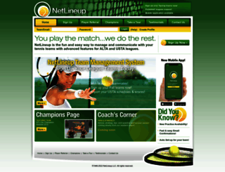 netlineup.com screenshot