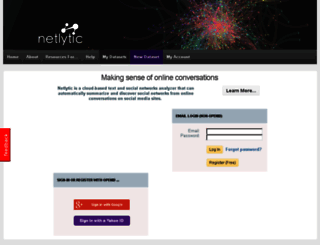 netlytic.org screenshot